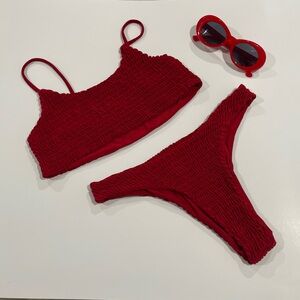 Red Bikini Set
